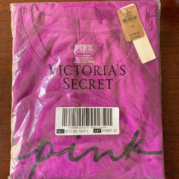 PINK Perfect short sleeve T-shirt size large - Picture 6 of 6